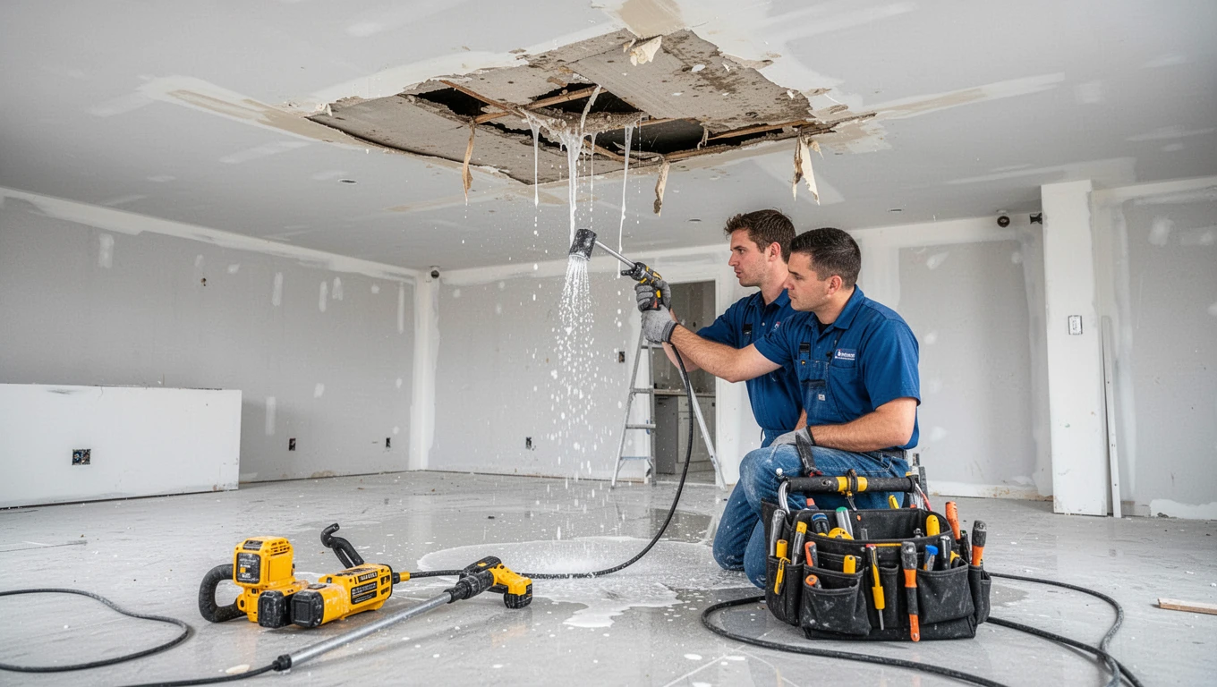 Ceiling Water Damage Repair
